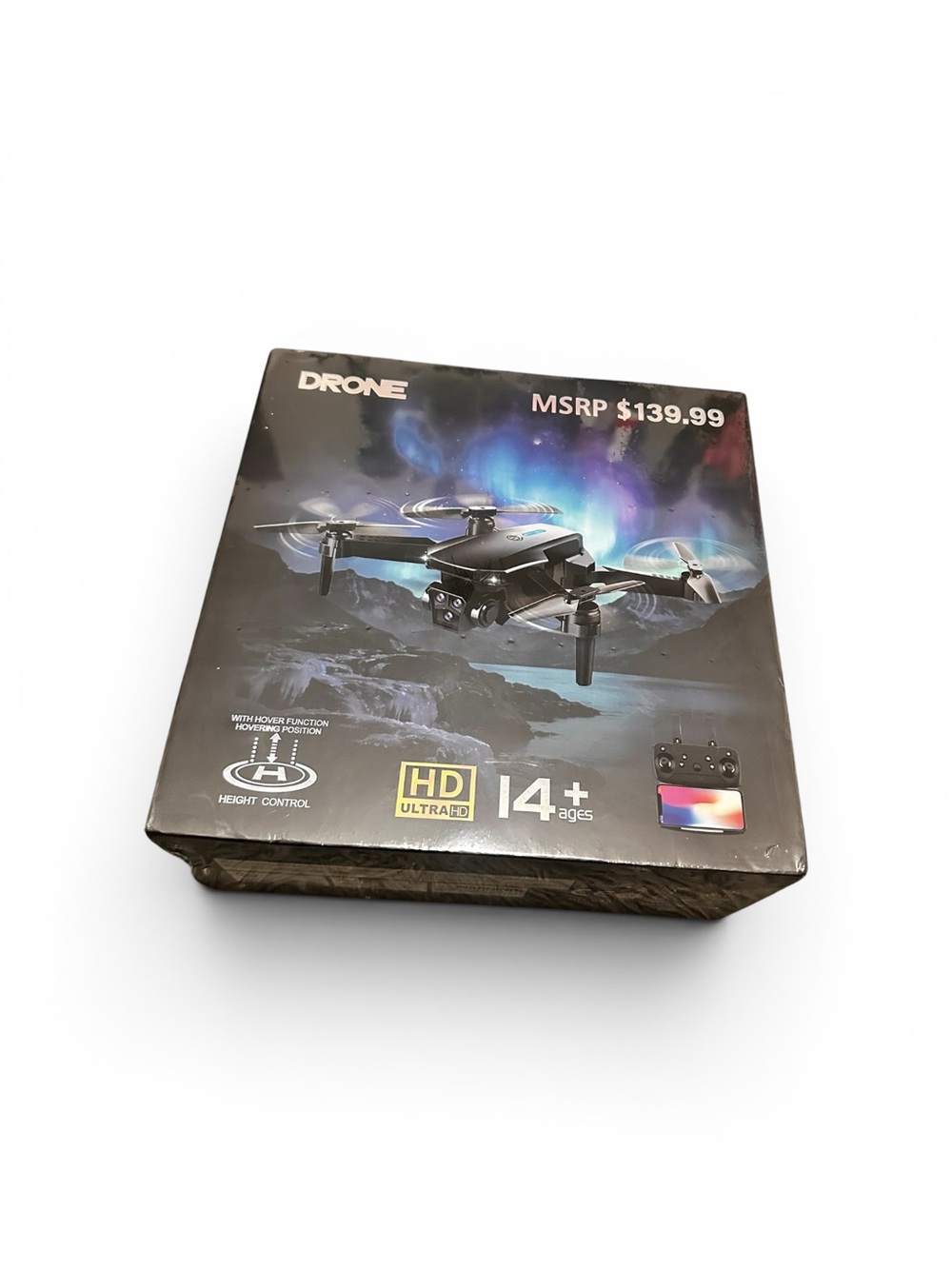 DRONE HD Ultra Quadcopter - Black with Blue Accents